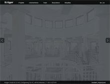 Tablet Screenshot of krueger.ms