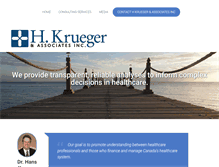 Tablet Screenshot of krueger.ca